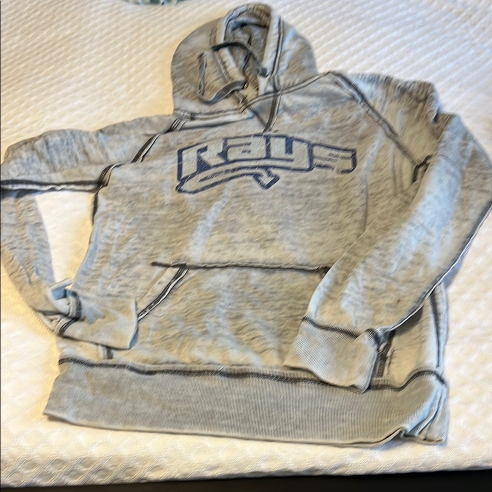 Stingrays Gray Hoodie with Blue Accents